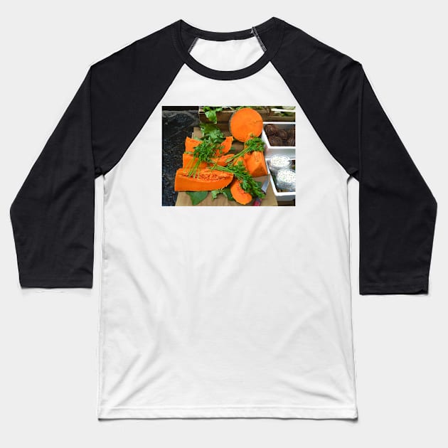 Summer Squash Baseball T-Shirt by ephotocard